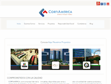 Tablet Screenshot of corfiamerica.com